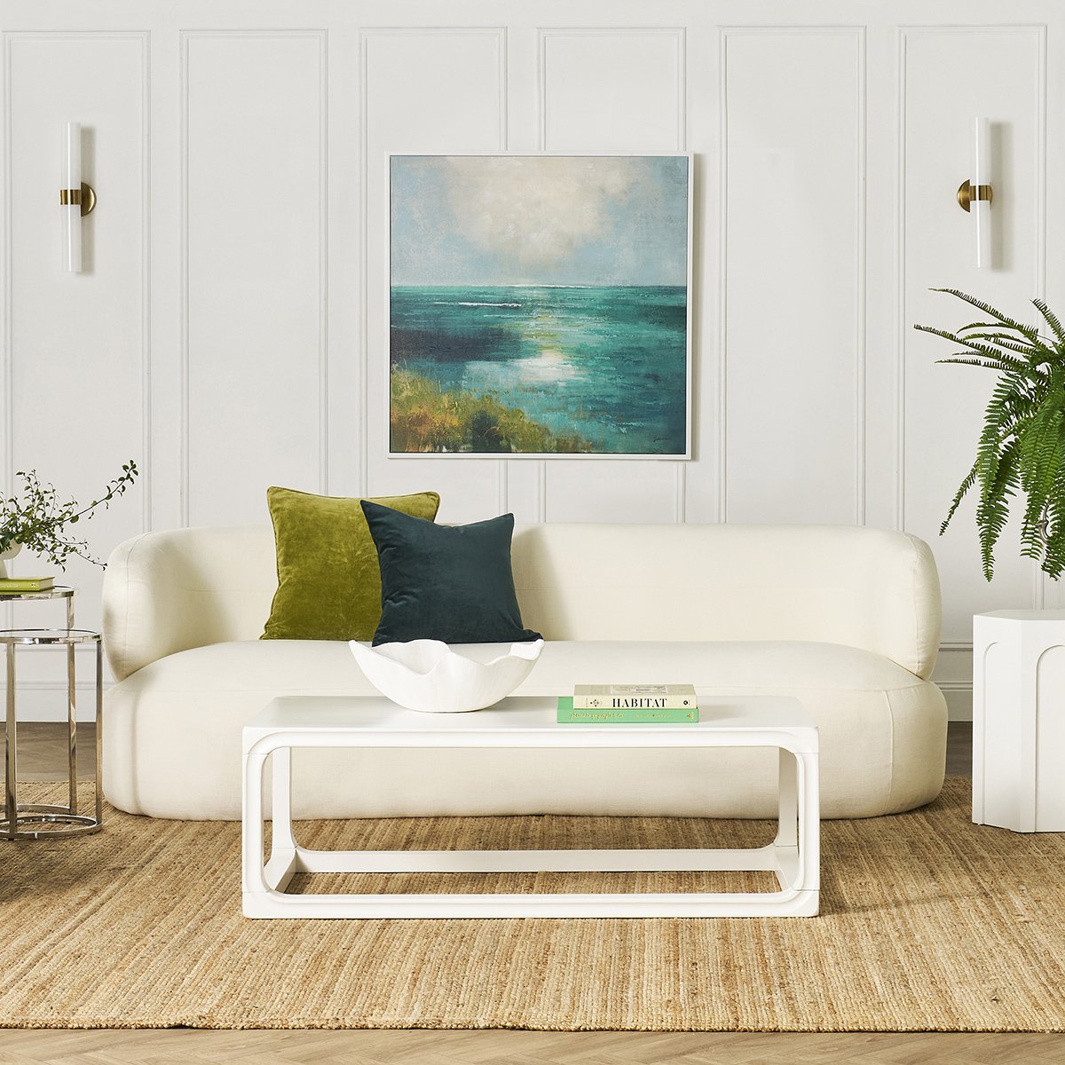 Cadie Coffee Table - White