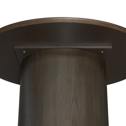 Eli Round Dining Table - 1.5m Smoked Oak