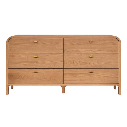 Chisholm 6 Drawer Chest - Natural Oak