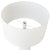 Mendoza Table Lamp - White w White Shade