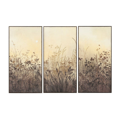 Evening Light Set of Three Canvas Paintings