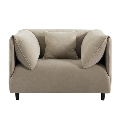 Dominic Arm Chair - Wheat