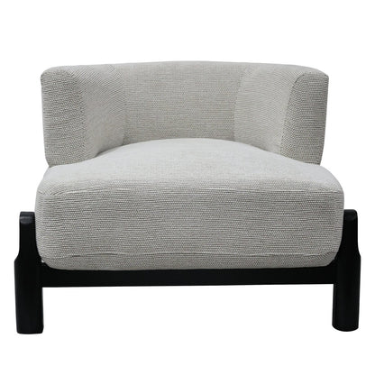 Richmond Occasional Chair - White Chenille