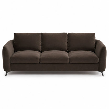 Mosman 3 Seater Sofa - Chocolate Velvet