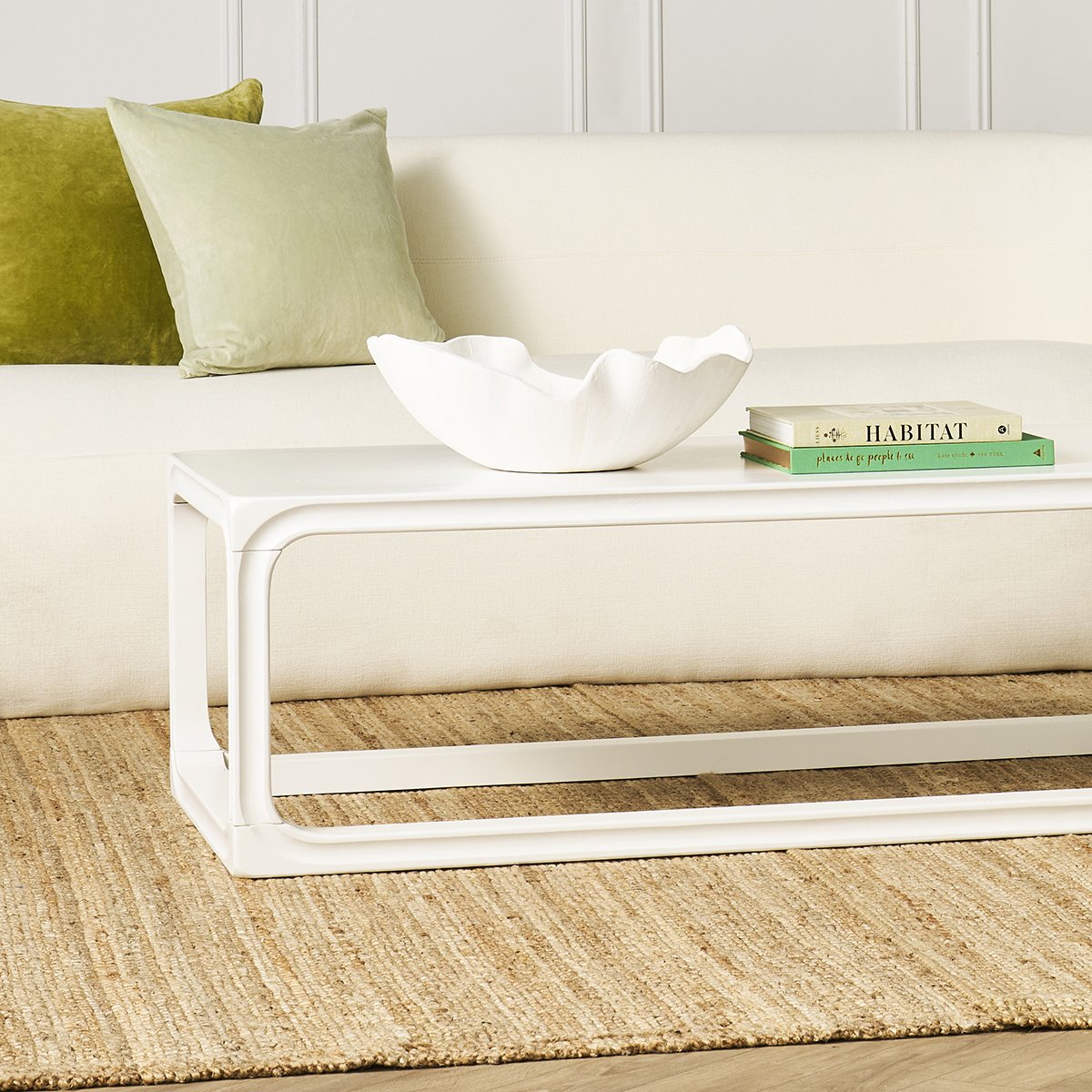 Cadie Coffee Table - White