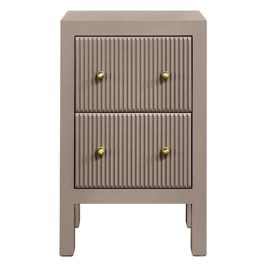 Ariana Bedside Table - Petite Taupe