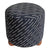 Orta Stool - Black Jacquard