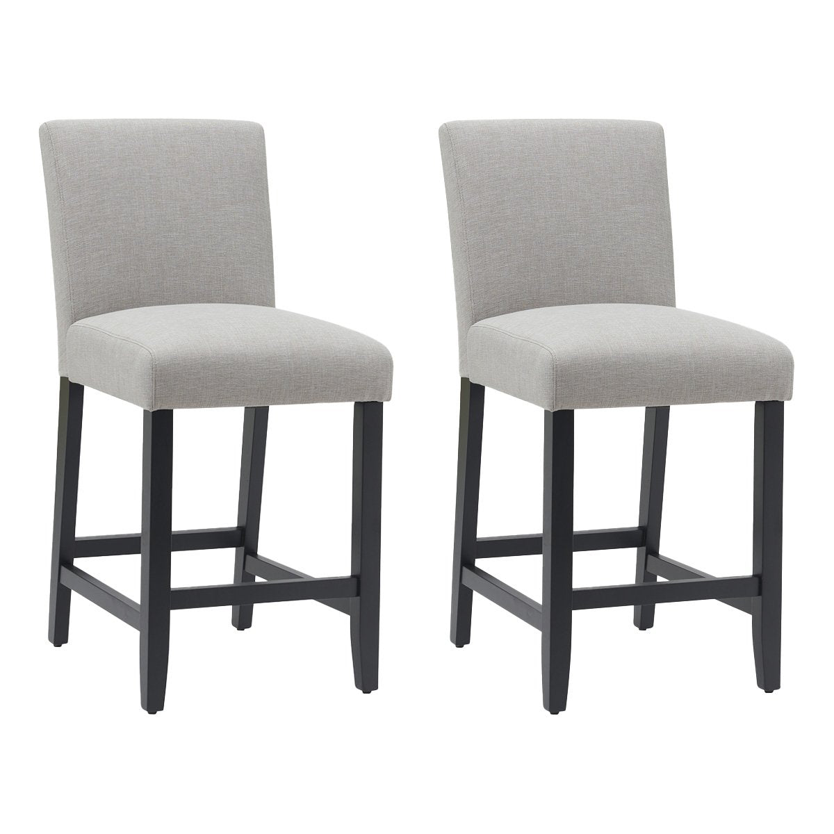 Christie Kitchen Stool Set of 2 -Taupe - OUTLET NSW