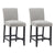 Christie Kitchen Stool Set of 2 -Taupe