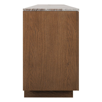 Benedict Walnut Buffet - River Brown Marble