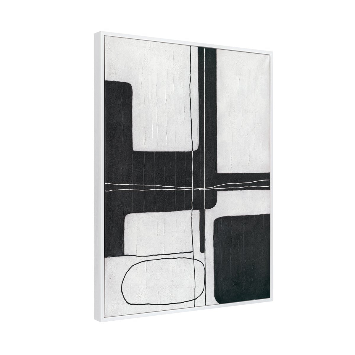 Dark Geometry Series I  90x120cm Canvas Painting