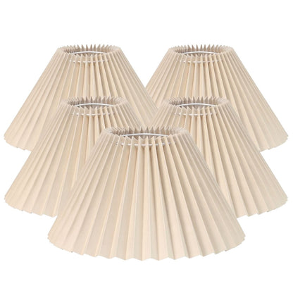Anya Pleated Empire Shade - Medium Off White  - Bulk Buy Qty 5
