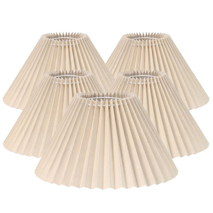 Anya Pleated Empire Shade - Small Off White  - Bulk Buy Qty 5