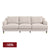 Aerin 3 Seater Sofa - Natural Linen