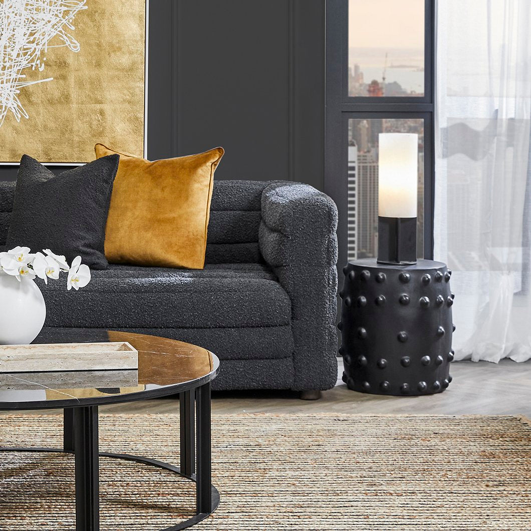 Otto Concrete Stool - Black – view 2