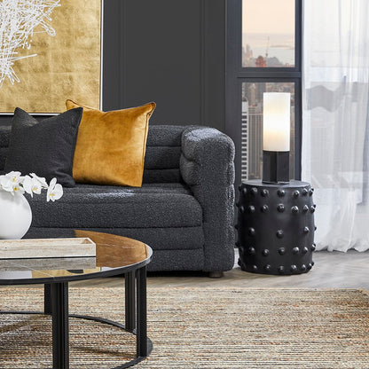 Otto Concrete Stool - Black – view 2