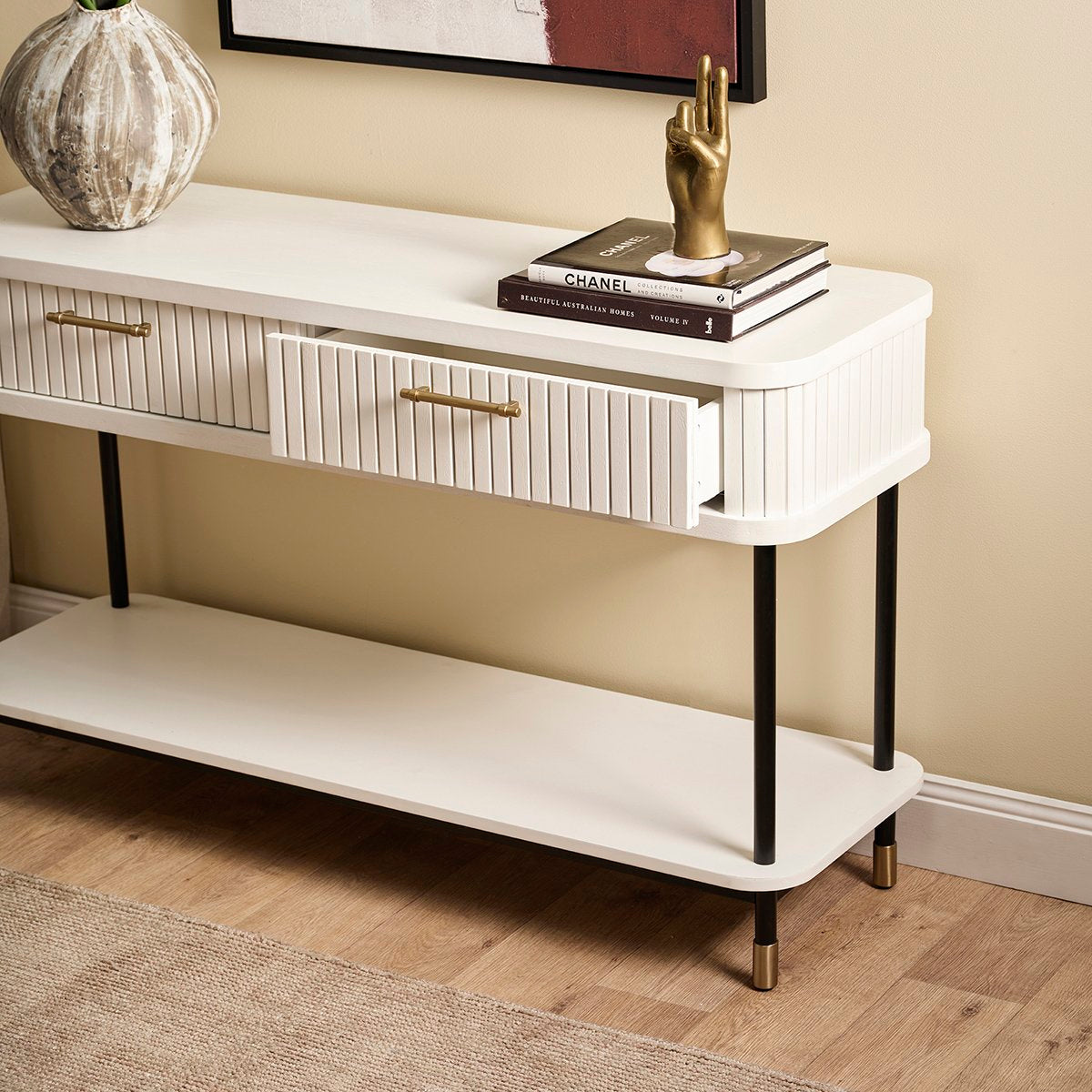 Sophia Console Table - White
