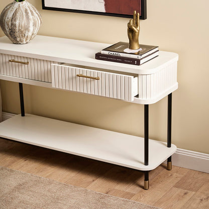 Sophia Console Table - White