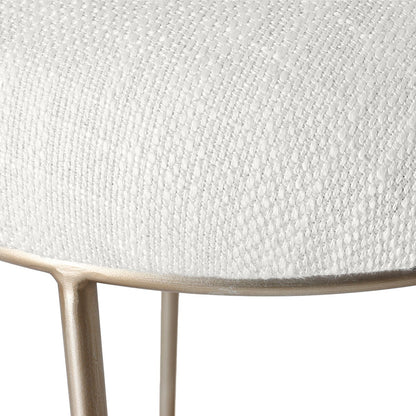 Aiden Gold Steel Bar Stool - Natural Linen – view 4