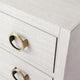 Astley Upholstered Bedside Table - Natural