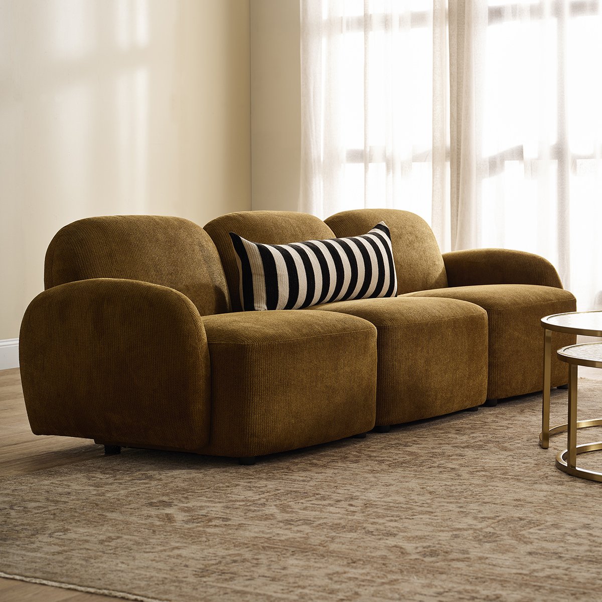 Ramona Modular 3 Seater Sofa - Toffee