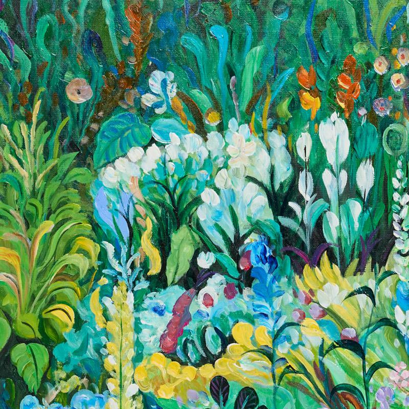 Le Fluers 100x100cm Oil On Canvas Painting