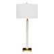 Essex Marble Table Lamp - White