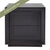 Balmain Tall Bedside Table - Black