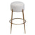 Nino Kitchen Stool - White Boucle