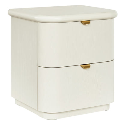 Lina 50x55cm Bedside Table - Ivory