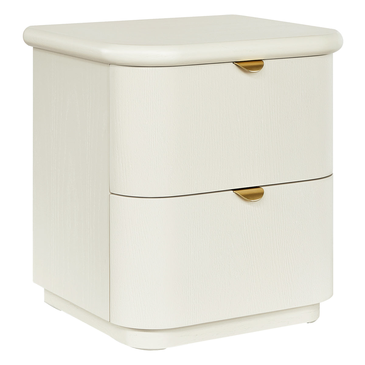 Lina 50x55cm Bedside Table - Ivory