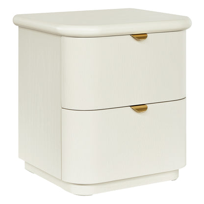 Lina 50x55cm Bedside Table - Ivory