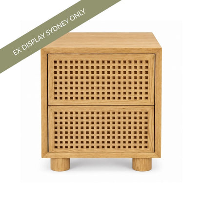 Honeycomb 50x60cm Bedside Table - OUTLET NSW