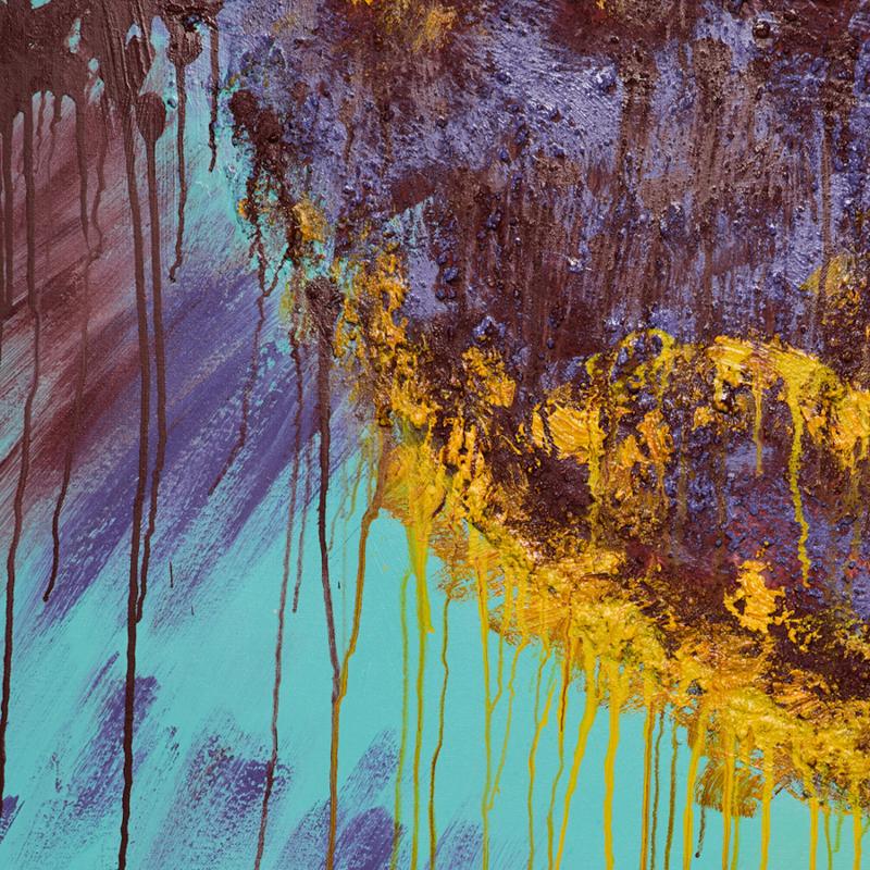 In Between The Lines Oil On Canvas