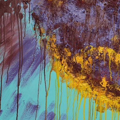 In Between The Lines Oil On Canvas