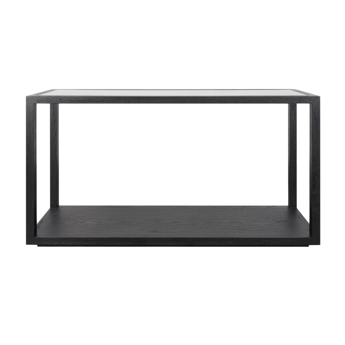 Sadie 140cm Oak Console Table - Black