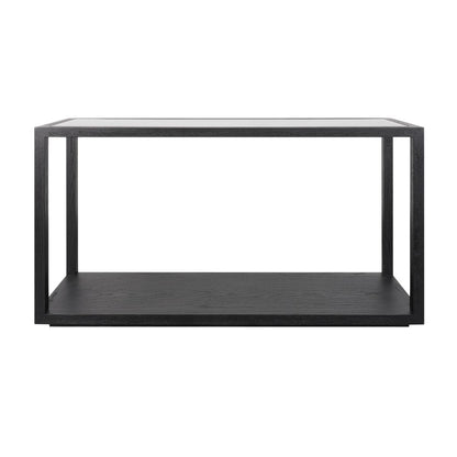 Sadie 140cm Oak Console Table - Black