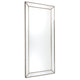 Zeta Floor Mirror - Antique Silver