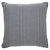 Candace Square Feather Cushion - Chevron Blue Linen