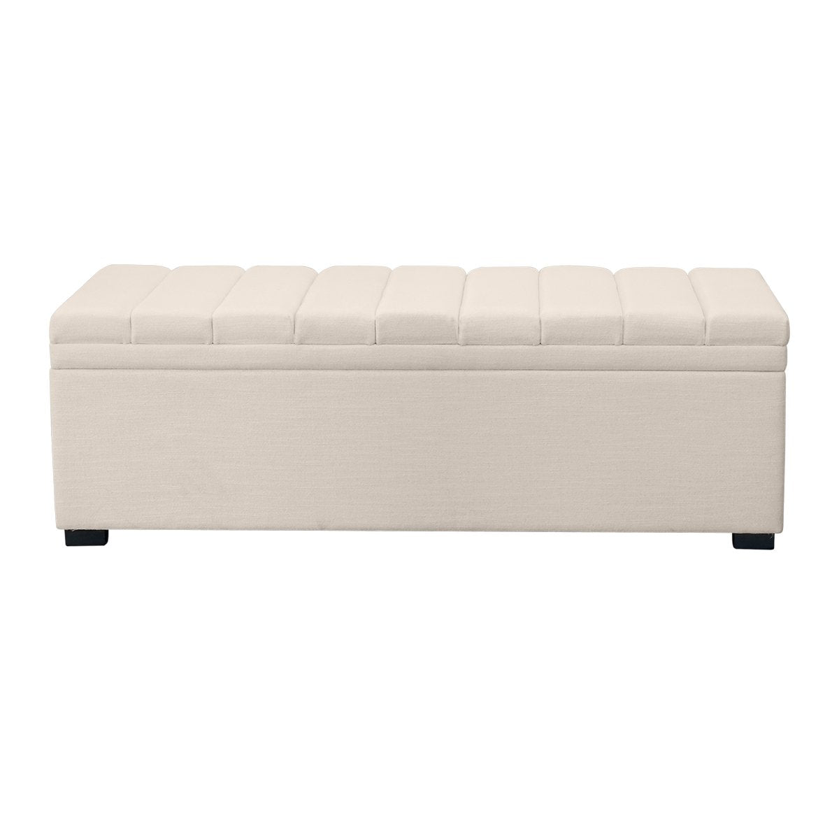 Soho Storage Bench Ottoman - Ivory