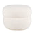 Aurora Foot Stool - Off White Shearling
