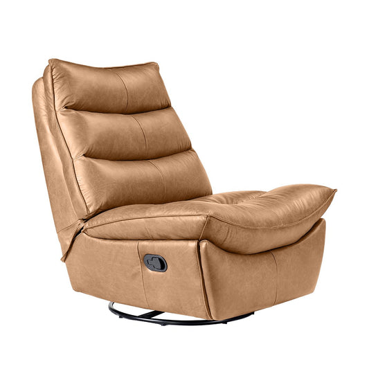 Lusitano Recliner Chair - Light Brown Leather