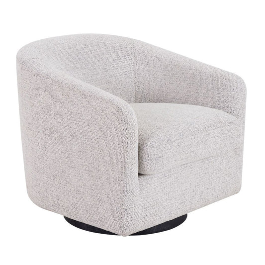Bellevue Swivel Arm Chair - Salt & Pepper