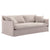 Cove 3 Seater Slip Cover Sofa - Taupe Linen