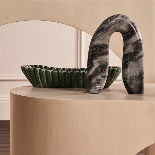 Aster Marble Bowl - Green
