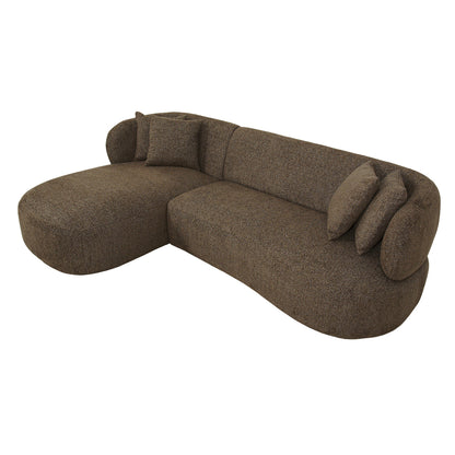 Greenwich Modular 3 Seater Sofa w Left Chaise - Espresso