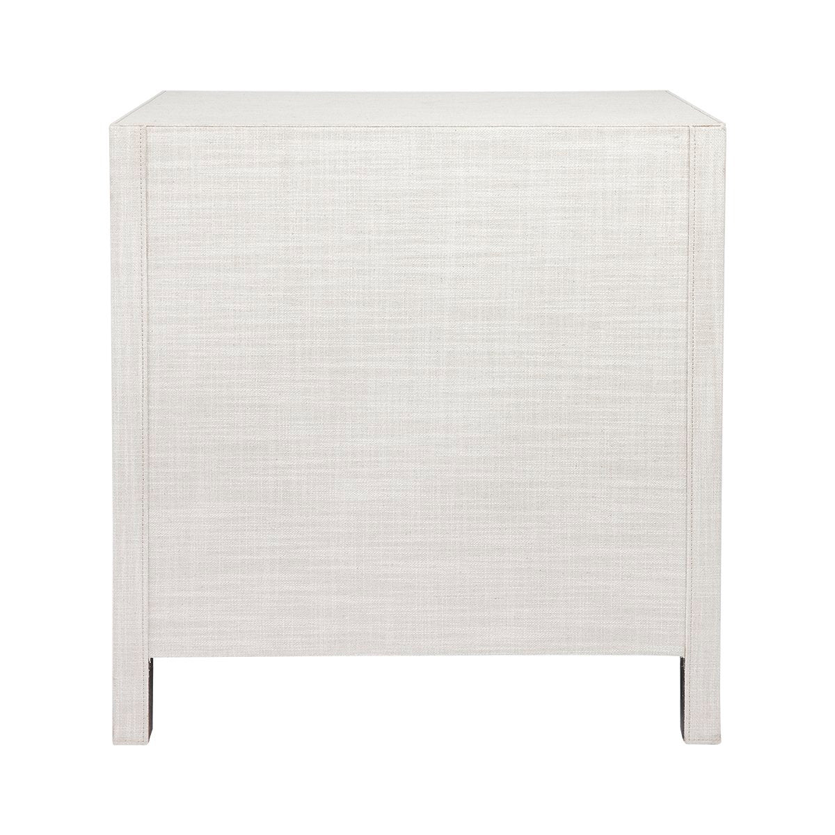 Astley 62x66cm Upholstered Bedside Table - Natural