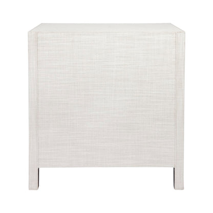 Astley Upholstered Bedside Table - Natural