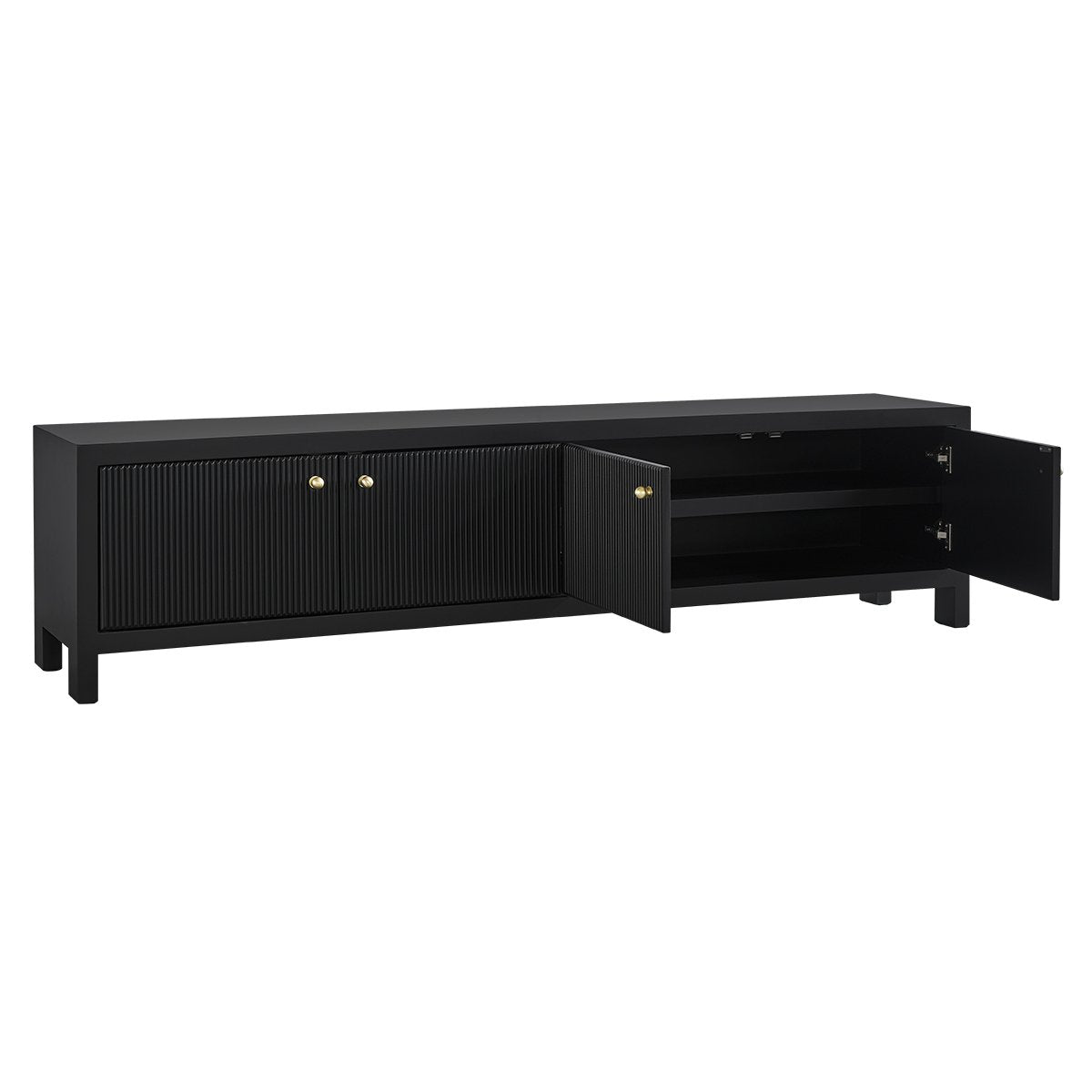 Ariana 200cm Entertainment Unit - Large Black