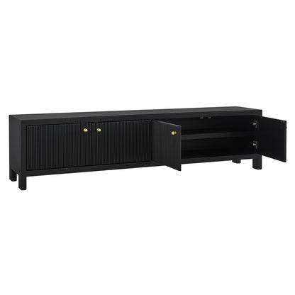 Ariana 200cm Entertainment Unit - Large Black